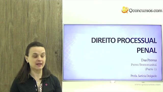 Das Provas - Prova Testemunhal - Parte 1