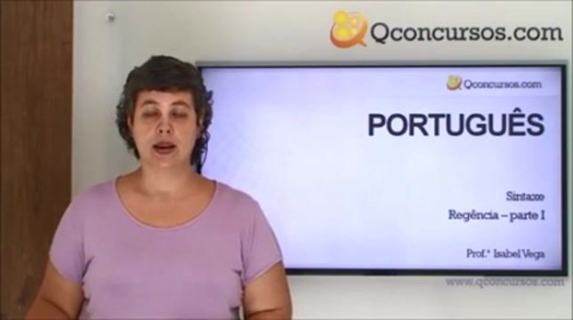Sintaxe - Regência - Parte 1