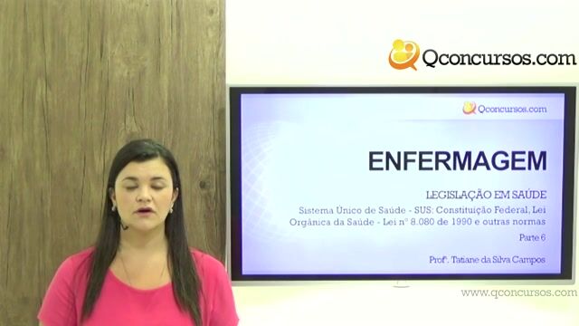Legislação em Saúde - SUS - Constituição Federal, Lei Orgânica da Saúde - Lei n° 8080 de 1990 - Parte 06