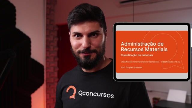 Classificação Pela Importância Operacional – Classificação XYZ - Parte 02