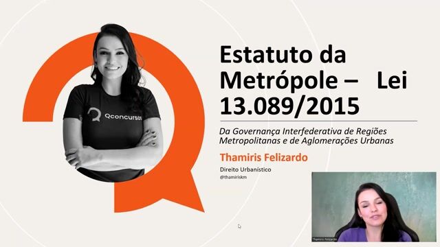Da Governança Interfederativa de Regiões Metropolitanas e de Aglomerações Urbanas