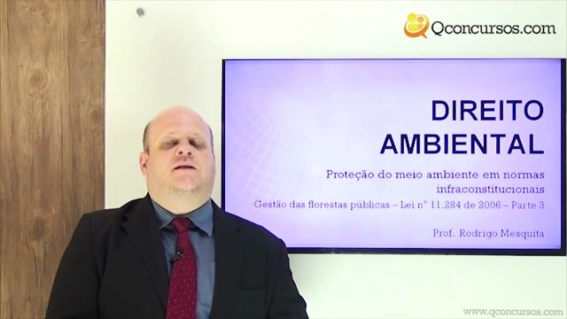 Gestão das florestas públicas – Lei nº 11.284 de 2006 - Parte 3