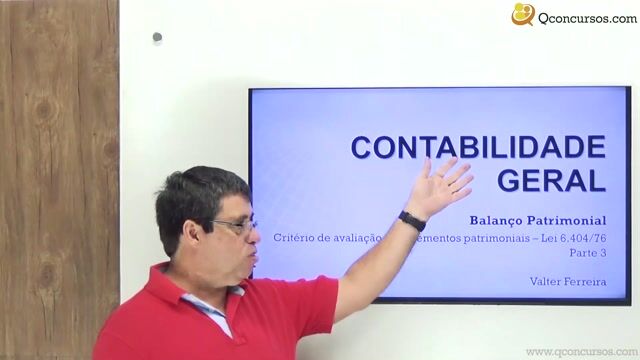 Critérios de Avaliação dos Bens Patrimoniais - Parte 3