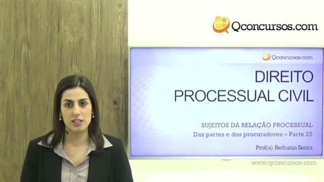 Das Partes e dos Procuradores - Parte 25