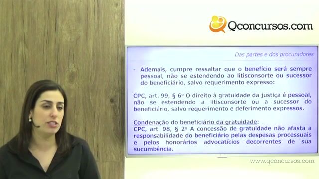 Das Partes e dos Procuradores - Parte 22
