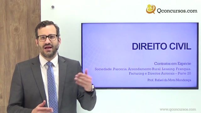 Sociedade, Parceria, Arrendamento Rural, Leasing, Franquia, Facturing e Direitos Autorais - Parte 20