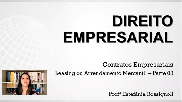 Leasing ou Arrendamento Mercantil - Parte 03