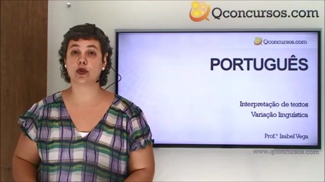 Interpretação de Textos - Variação Linguística