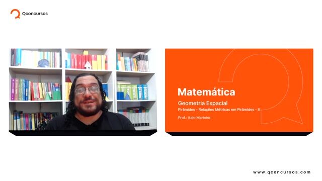 Pirâmides - 05 - Relações métricas em pirâmides - Parte 02