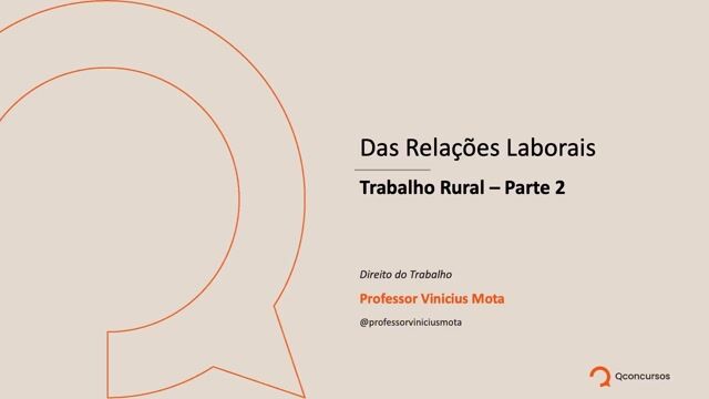 Trabalho rural - Parte 02