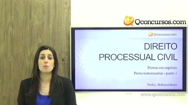 Prova Testemunhal - Parte 1