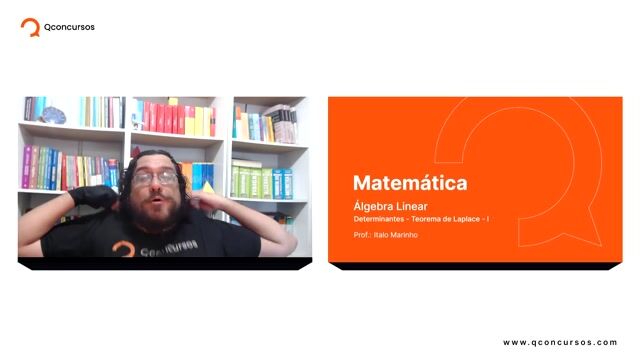 Determinantes - 02 - Teorema de Laplace - Parte 01