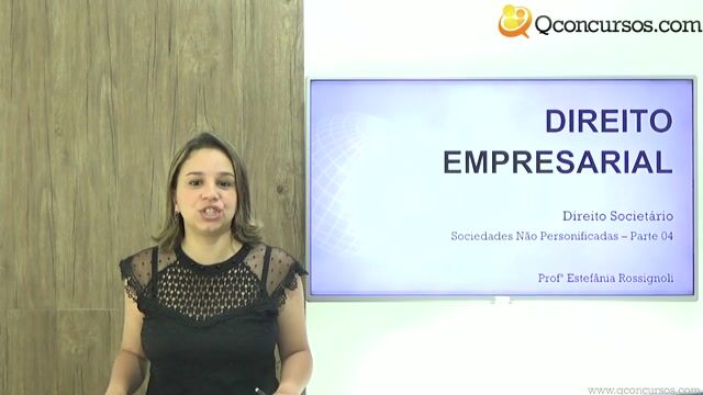 Sociedades não Personificadas - Parte 04