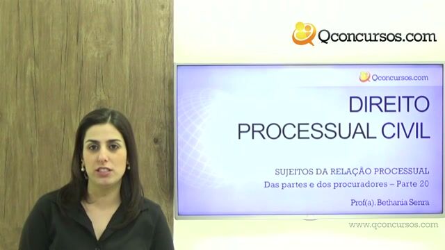 Das Partes e dos Procuradores - Parte 20