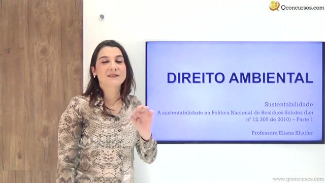 A sustentabilidade na Política Nacional de Resíduos Sólidos (Lei nº 12.305 de 2010) - Parte 01