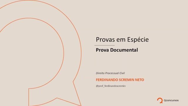 Prova Documental