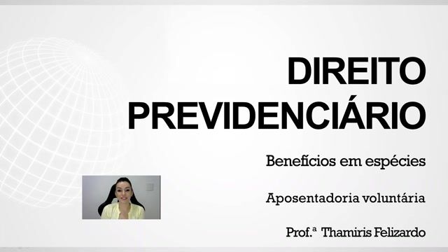 Aposentadoria voluntária - Parte 01