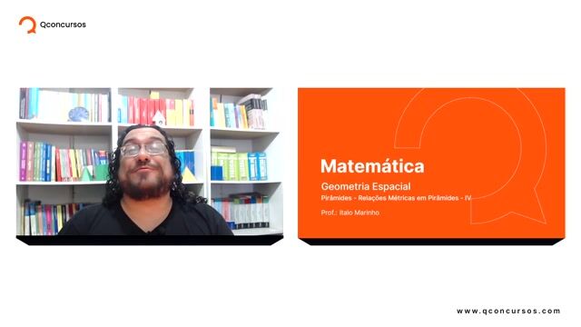 Pirâmides - 07 - Relações métricas em pirâmides - Parte 04