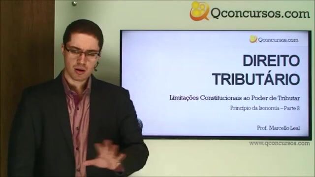 Limitações Constitucionais ao Poder de Tributar - Princípio da Isonomia - Parte 2