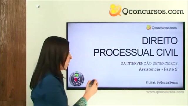 Da Intervenção de terceiros - Assistência - Parte 2