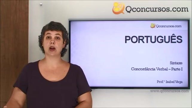 Sintaxe - Concordância verbal - Parte 1