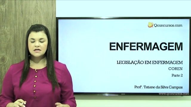 Legislação de Enfermagem - COREN - Parte 2