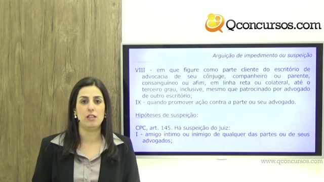 Arguição de Impedimento ou Suspeição - Parte 3