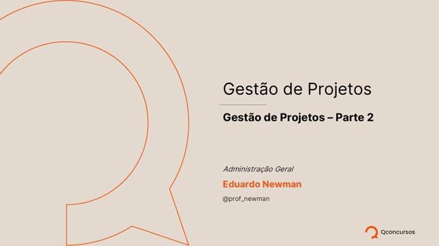 Gestão de projetos - parte 02