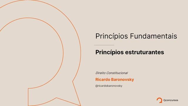 Princípios estruturantes