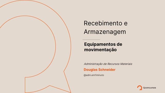 Equipamentos de movimentação