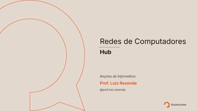 Redes de Computadores - 09 - Hub