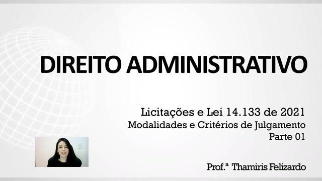 Modalidades e Critérios de Julgamento - Parte 01