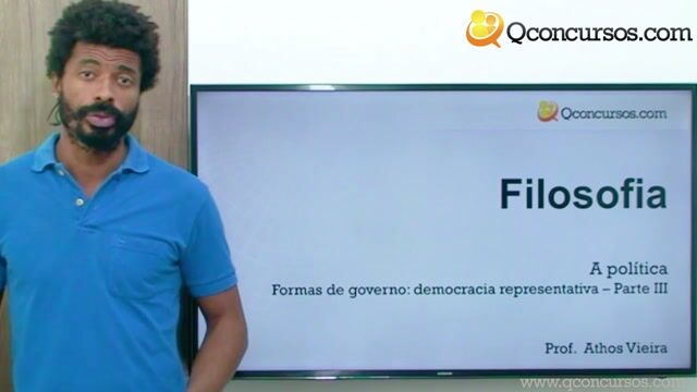 A Política - Formas de Governo - Democracia representativa - Parte 3