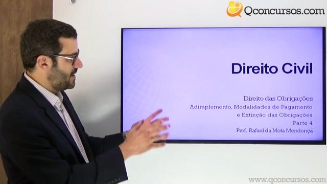 Adimplemento, Modalidades de Pagamento e Extinção das Obrigações - Parte 04