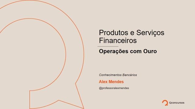 Operações com Ouro