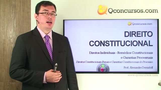 Direitos Constitucionais - Penais e Garantias Constitucionais do Processo - Parte 1