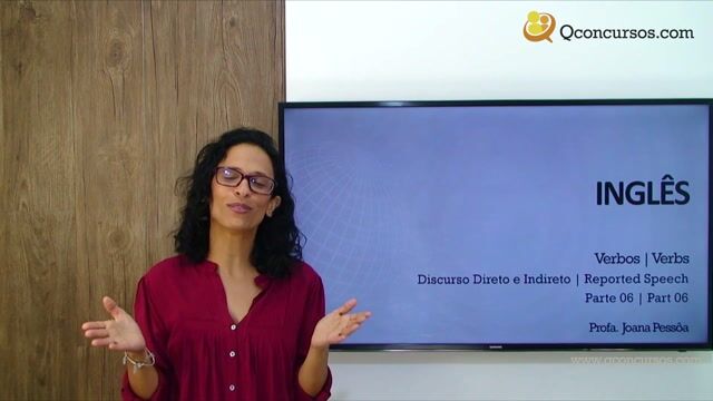 Discurso direto e indireto | Reported speech - Parte 06