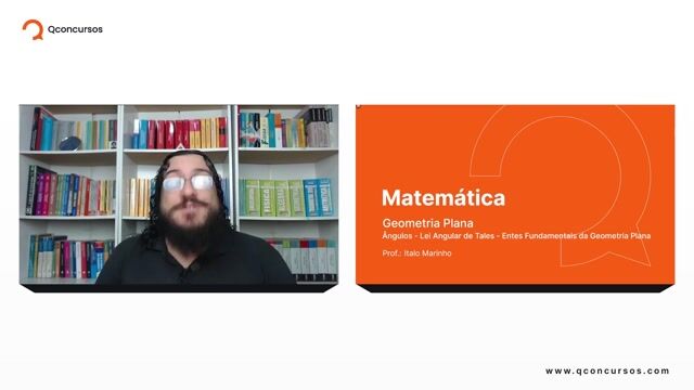 Ângulos - Lei angular de Tales - 01 - Entes fundamentais da geometria plana