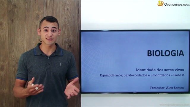 Equinodermos, Cefalocordados e Urocordados - Parte 02