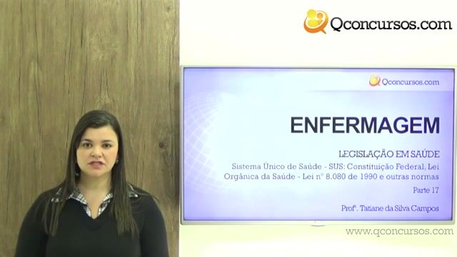 Legislação em Saúde - SUS - Constituição Federal, Lei Orgânica da Saúde - Lei n° 8080 de 1990 - Parte 17