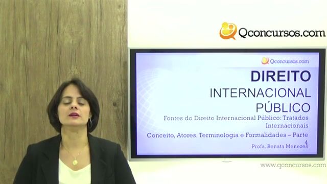 Conceito, Atores, Terminologia e Formalidades - Parte 4