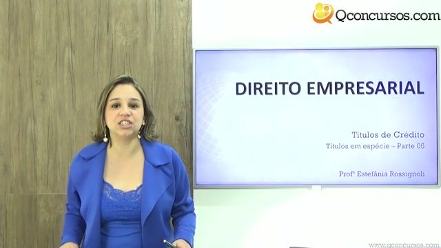 Títulos em Espécie – Parte 05