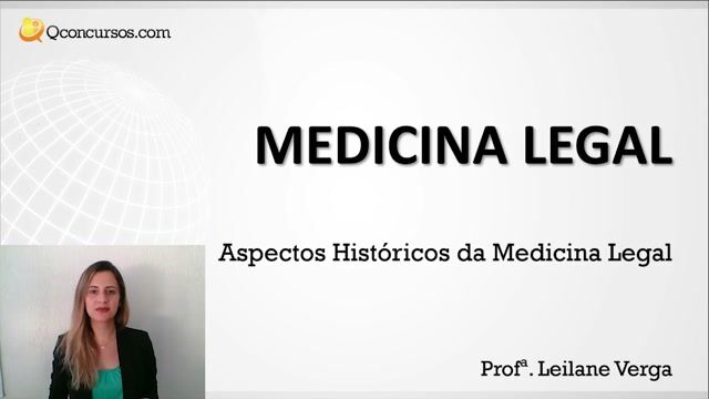Aspectos Históricos da Medicina Legal