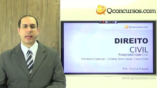Elementos Essenciais - Conduta, Nexo Causal, Culpa e Dano