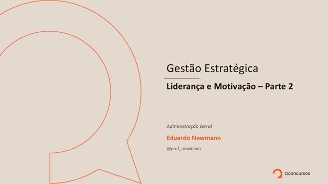 Liderança e Motivação - Parte 02