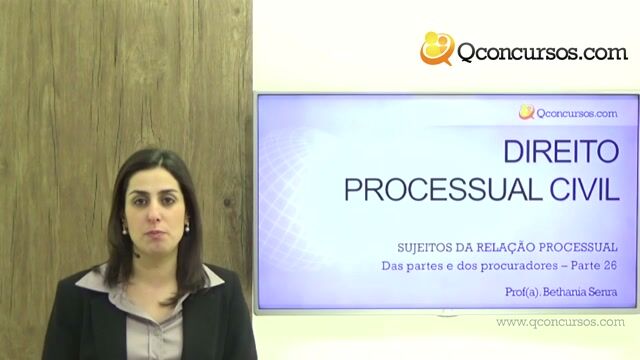 Das Partes e dos Procuradores - Parte 26