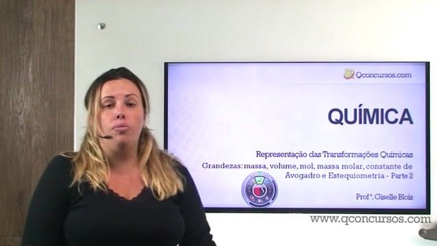 Grandezas: massa, volume, mol, massa molar, constante de Avogadro e Estequiometria - Parte 2