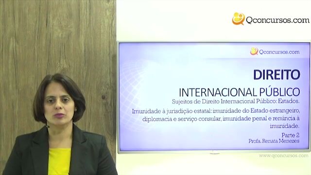Imunidade do estado estrangeiro, diplomacia e serviço consular, imunidade penal e renúncia à imunidade - Parte 2