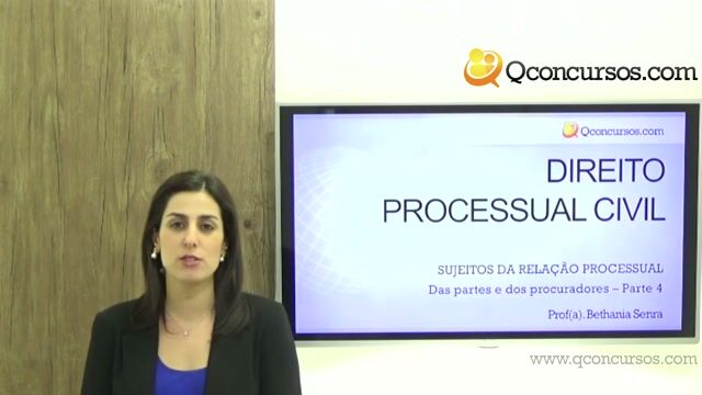 Das Partes e dos Procuradores - Parte 04